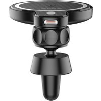 Держатель для смартфона Deppa MagCharge QI