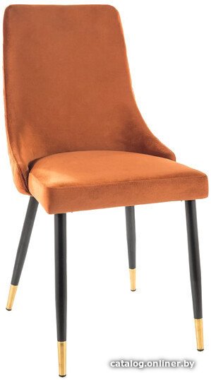 Стул Signal Piano Velvet (bluvel 4215 корица/черный/золотой)