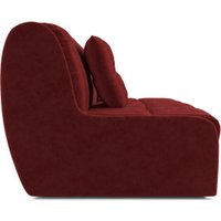 Диван Мебель-АРС Аккордеон Барон №2 ППУ 120x200 (бархат красный Star Velvet 3 Dark Red)