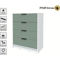 Комод Интерлиния Концепт Лайн КТ-К80 (белый платинум/мята)
