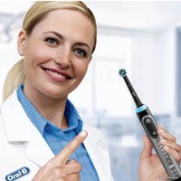 Электрическая зубная щетка Oral-B Genius X 20000 Luxe Edition D706.546.6X (серый)