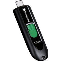 USB Flash Transcend JetFlash 790C 128GB (черный/зеленый)