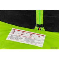 Батут Alpin Sky 12ft - 374 см с защитной сеткой и лестницей