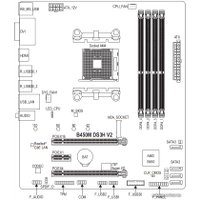 Материнская плата Gigabyte B450M DS3H V2 (rev. 1.0)