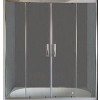 Стеклянная шторка для ванны Pelican SSW02417+BP70 (c боковой стенкой)