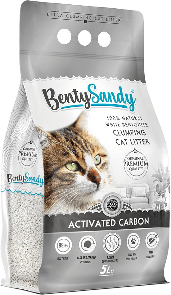

Наполнитель для туалета BentySandy Active Carbon 5 л