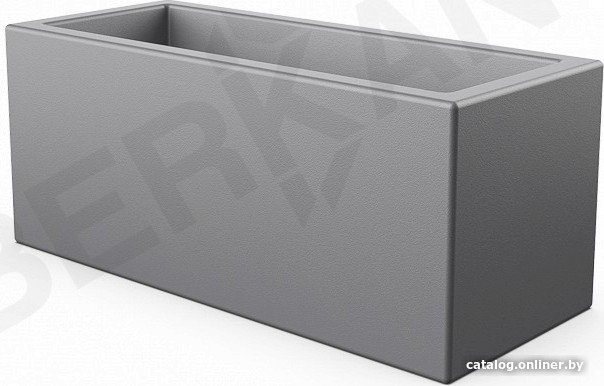 Кашпо Berkano Cubric 26*60 DB (графит)