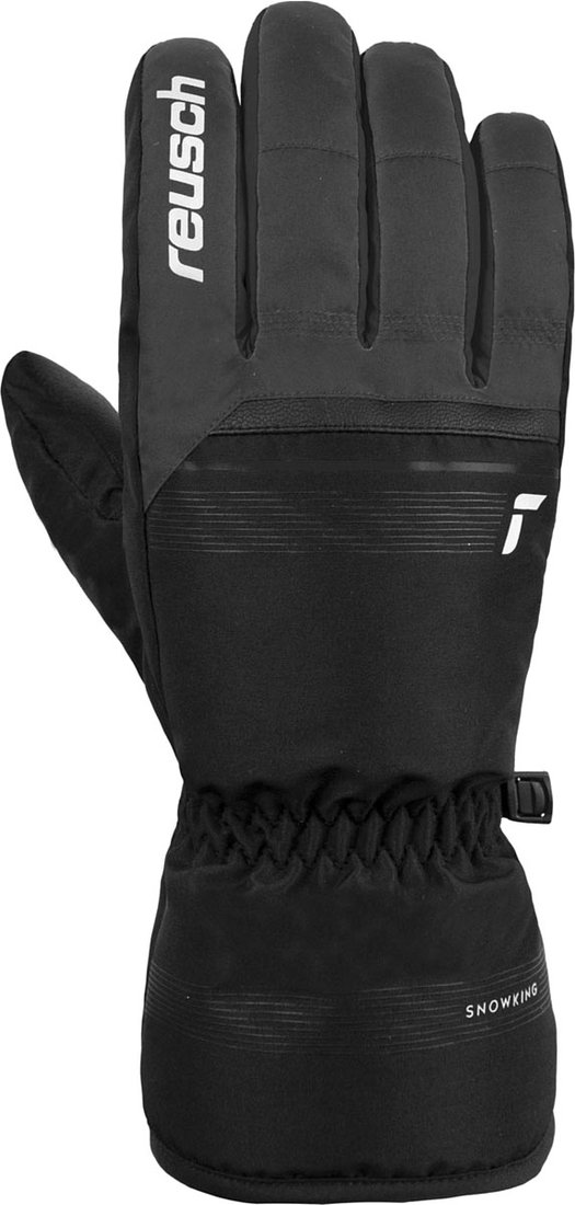 

Горнолыжные перчатки Reusch Snow King 6201198-6681 (р-р 7, Dark Granite/Black)