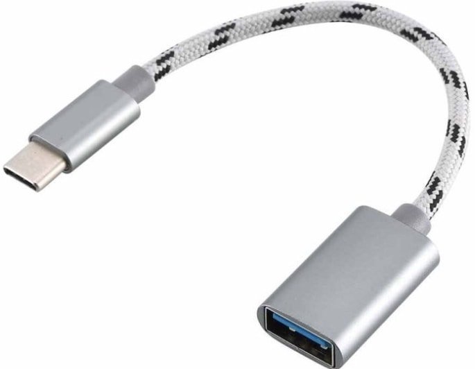 

Адаптер USBTOP OTG USB3.1 Type-C – USB3.0 тканевый