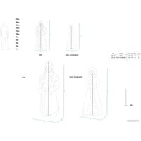 Фигурка для сада Berkano Дед мороз и снегурочка 210_094_19 (красный)