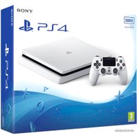 Игровая приставка Sony PlayStation 4 Slim 500GB (белый)