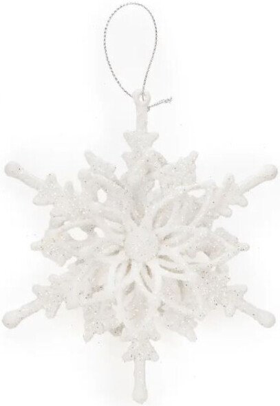 

Елочная игрушка Ausini Белая капель M54WT