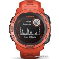 Умные часы Garmin Instinct Solar (красное пламя)