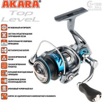 Рыболовная катушка Akara Top Level 1000 5+1bb