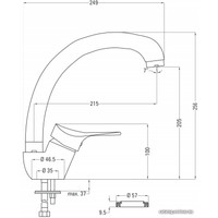 Смеситель Deante Joko BOJ 066M