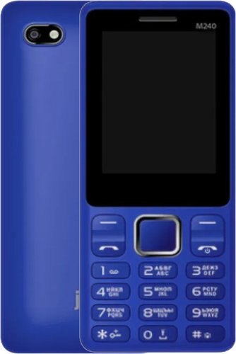 Кнопочный телефон Jinga M240 (синий)