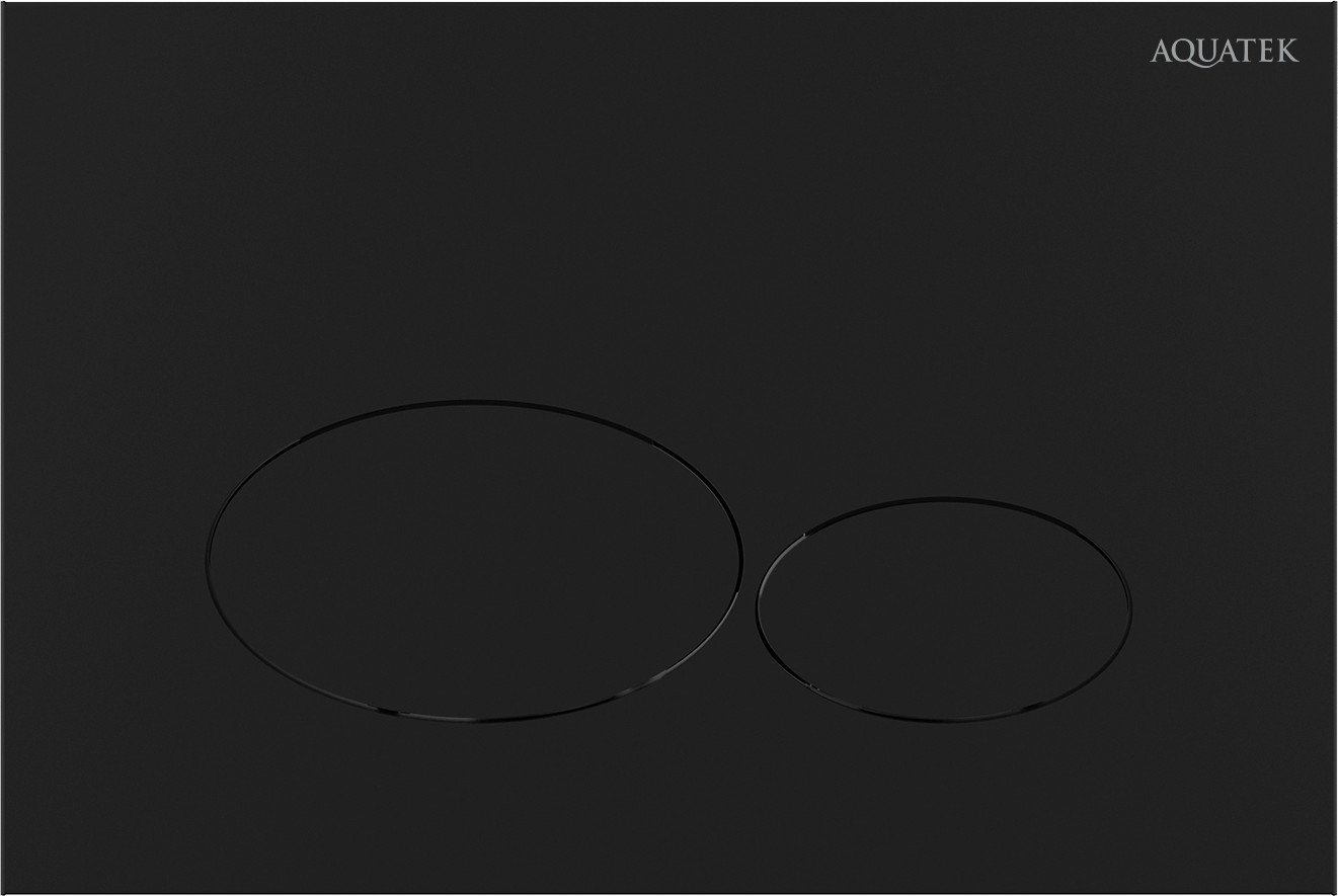 

Панель смыва Aquatek KDI-0000074 (черный матовый)