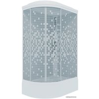 Душевая кабина Triton Коралл В3 120x80 R (мозаика)