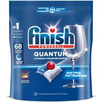 Таблетки для посудомоечной машины Finish Powerball Quantum All in 1 (68 шт)