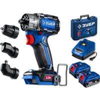 Дрель-шуруповерт Зубр DB-50-42-H3 (с 2-мя АКБ, кейс)
