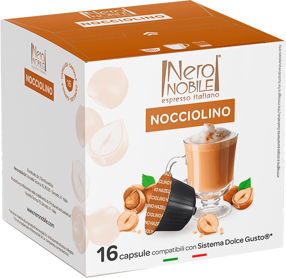 

Кофе в капсулах NeroNobile Dolce Gusto Nocciolino 16 шт
