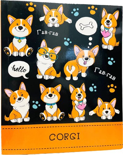 

Блокнот Malamalama Corgi Блокнот позитивного настроения 4627131689490