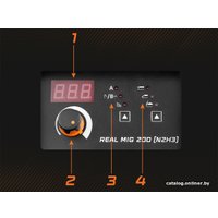 Сварочный инвертор Сварог Real MIG 200 (N2H3)