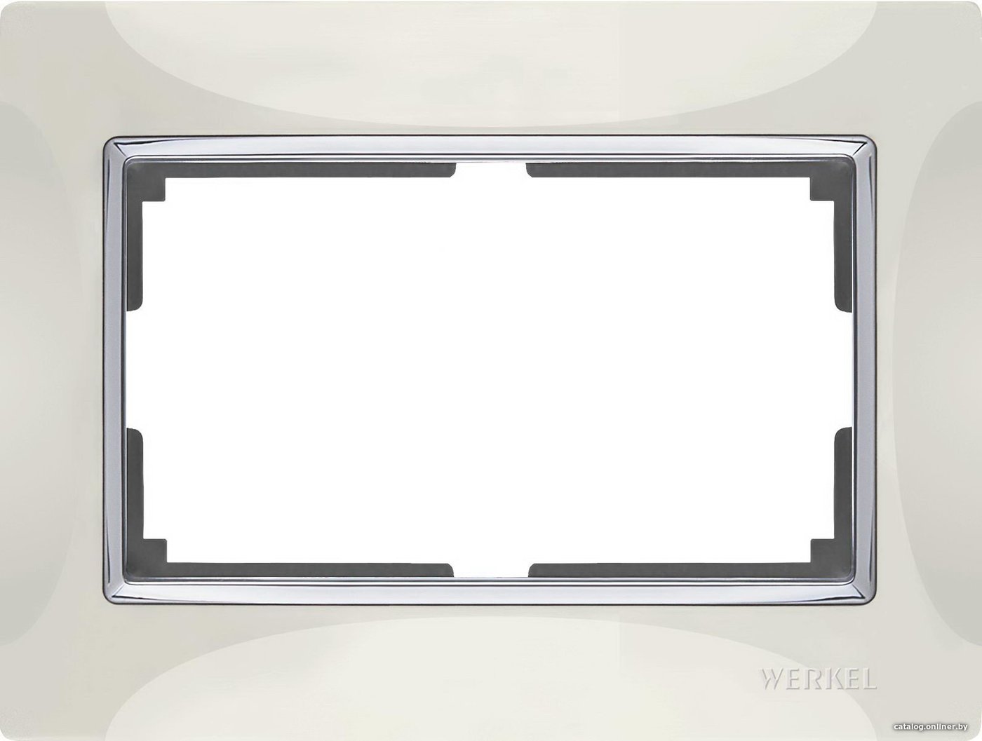 Рамка Werkel Snabb WL03-Frame-01-DBL (слоновая кость)