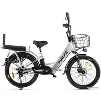 Электровелосипед Eltreco Green City E-Alfa Fat (серебристый)