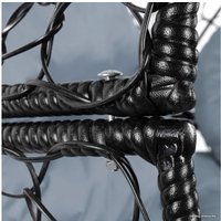 Кресло M-Group Апельсин 11520409 (черный ротанг/серая подушка)