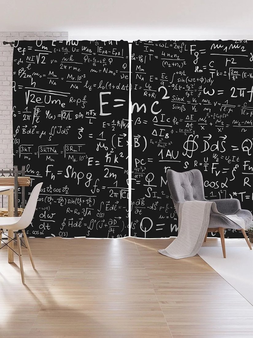 

Комплект штор JoyArty Научные формулы p_7133 (145x265)