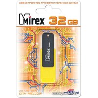 USB Flash Mirex Color Blade City 32GB (желтый) [13600-FMUCYL32]
