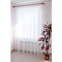 Тюль Decoretto Креп-вуаль КВ-КВ 2.25x2.6 м (белый, 1 шт)