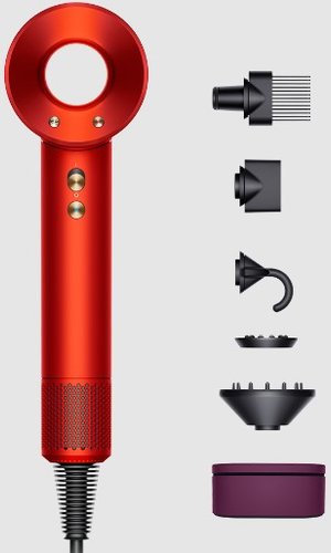 Dyson HD07 Supersonic (с переходником на евровилку, топаз/оранжевый)
