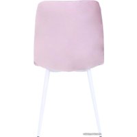 Стул AksHome Violin (пыльная роза велюр/белый)