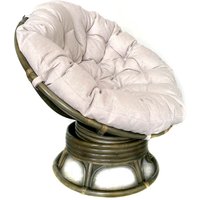 Кресло Calamus Rotan Papasan 23/01B (оливковый/бежевый)