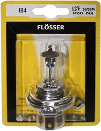

Галогенная лампа Flosser H4 12V 60/55W P43t 1шт [9625543]