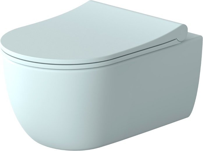 

Унитаз подвесной Bocchi V-Tondo Rimless 1416-029-0129 (голубой матовый) (без сиденья)