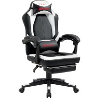 Игровое (геймерское) кресло Defender Apollo (черный/белый)