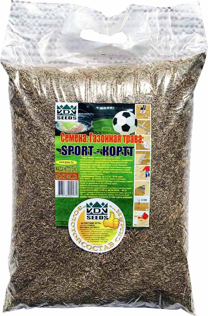 

Семена VDV Seeds Sport-кортт 3 кг