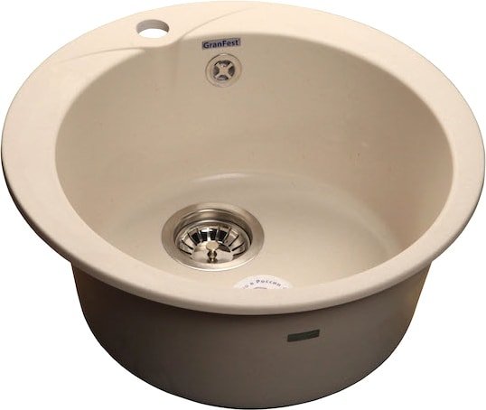 

Кухонная мойка GranFest Rondo GF-R480 (белый)