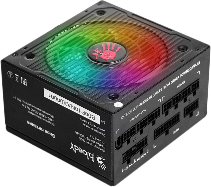 

Блок питания A4Tech Bloody BD-PS750G-MR