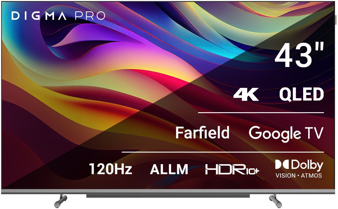 

Телевизор Digma Pro QLED 43L