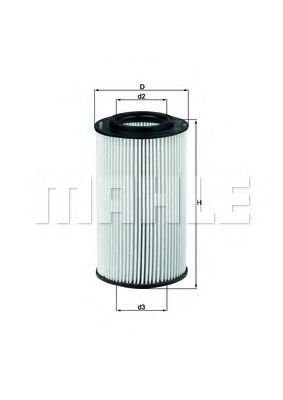 

Масляный фильтр Mahle Knecht OX773D