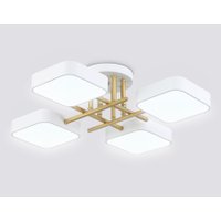 Припотолочная люстра Ambrella light FL516341/4 WH/GD (белый/золото)