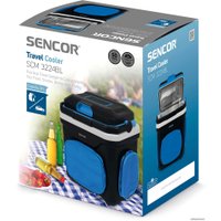 Термоэлектрический автохолодильник Sencor SCM 3224BL 24л (черный/синий)
