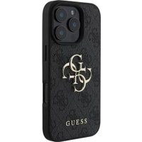 Чехол для телефона Guess PU 4G Big metal logo для iPhone 16 Pro GUHCP16L4GMGGR