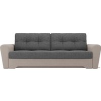 Диван Лига диванов Амстердам 100033 (рогожка, серый/бежевый)