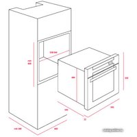Электрический духовой шкаф TEKA HS 710 black