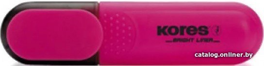 Текстовыделитель Kores Bright Liner 36102.01 (розовый)